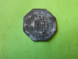 Dt. Reich  Saargremünd 1917, 10 Pfennig, Notgeldmünze