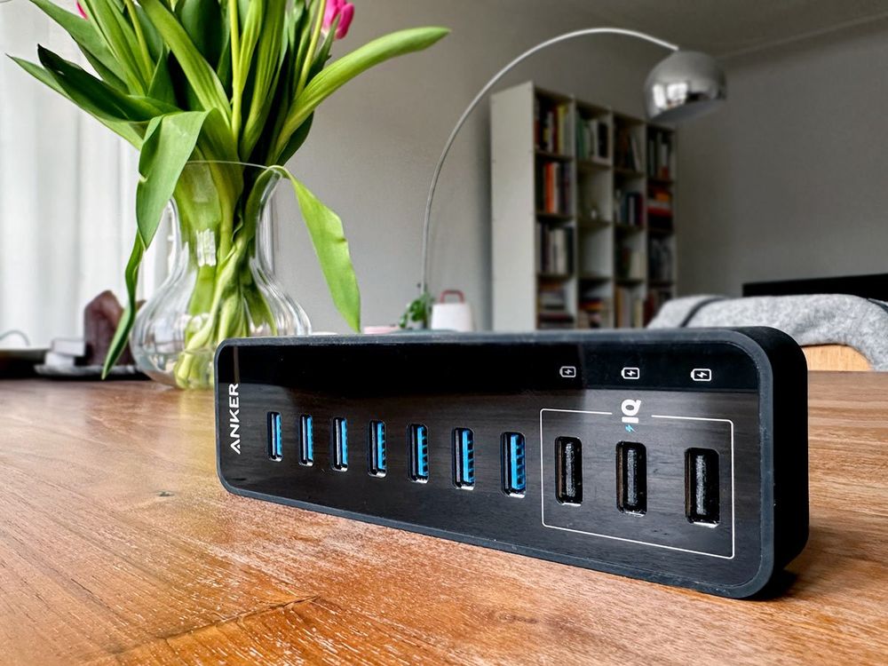 InLine 7-fach USB Hub Mit Schnellladung - USB 3.0 Hub Mit 7 Ports & Quick Charge