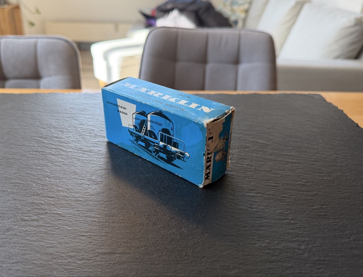 Märklin Modellini di ferrovie: Märklin Kohlewagen mit Originalverpackung – Usato da Kreuzlingen venduto da mat_xgv6