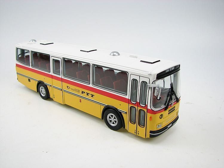 Tek Hoby 1/50 - Bus Autocar Saurer 3CT1D PTT Suisse, St Moritz, Chasse-neige, Occasion