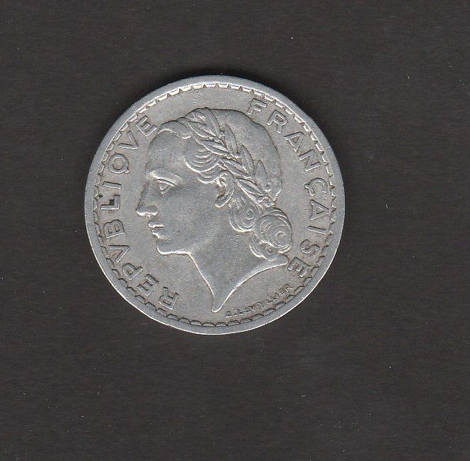 Tutti le monete: Republique Francaise 5 FF. 1947 – Usato da Castiel venduto da mc2017