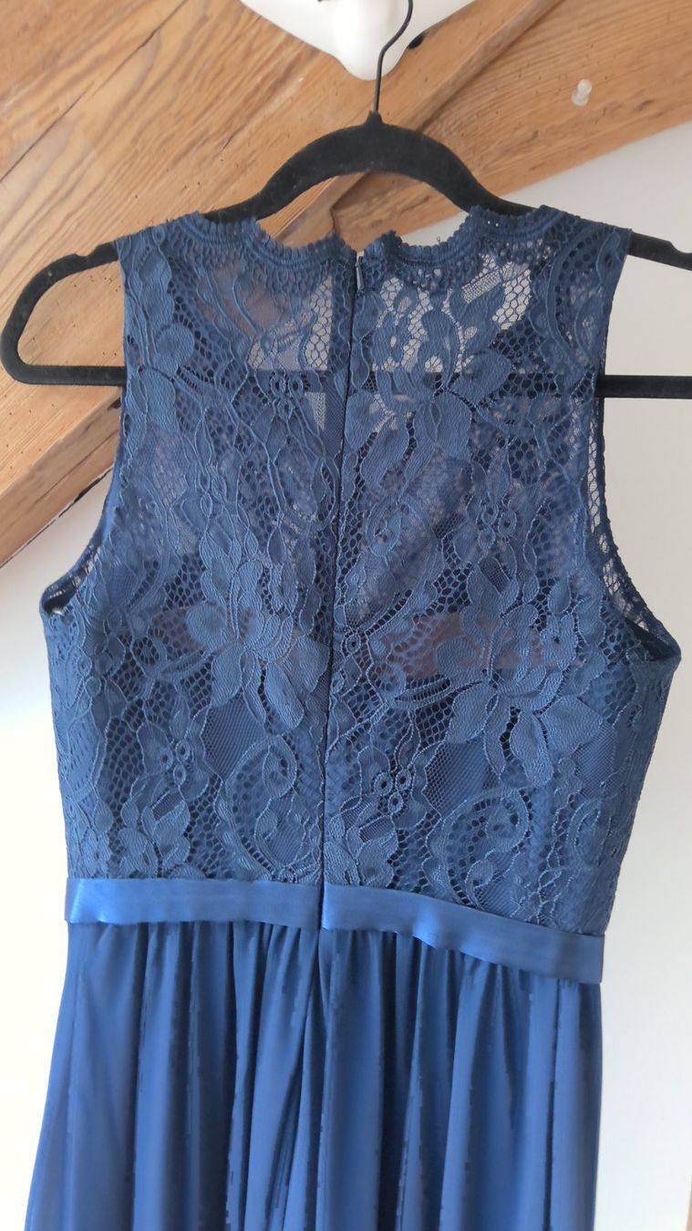 Kleider: Abendkleid dunkelblau mit Spitze ärmellos – Gebraucht aus Gottlieben von jut_j6k8 3