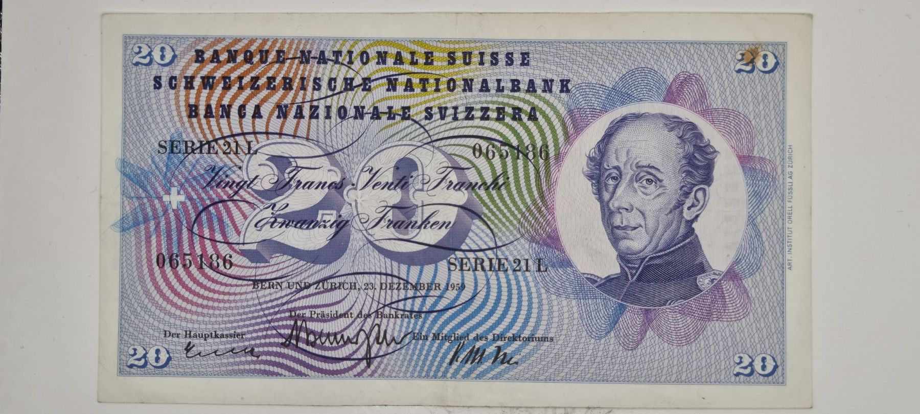 Banconote: Note 20 FR 1959 – Usato da Bure venduto da chap981