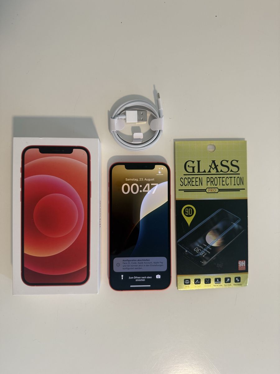 IPhone 12 256GB Rot inkl. Garantie + Starterpaket (Gebraucht) in ...