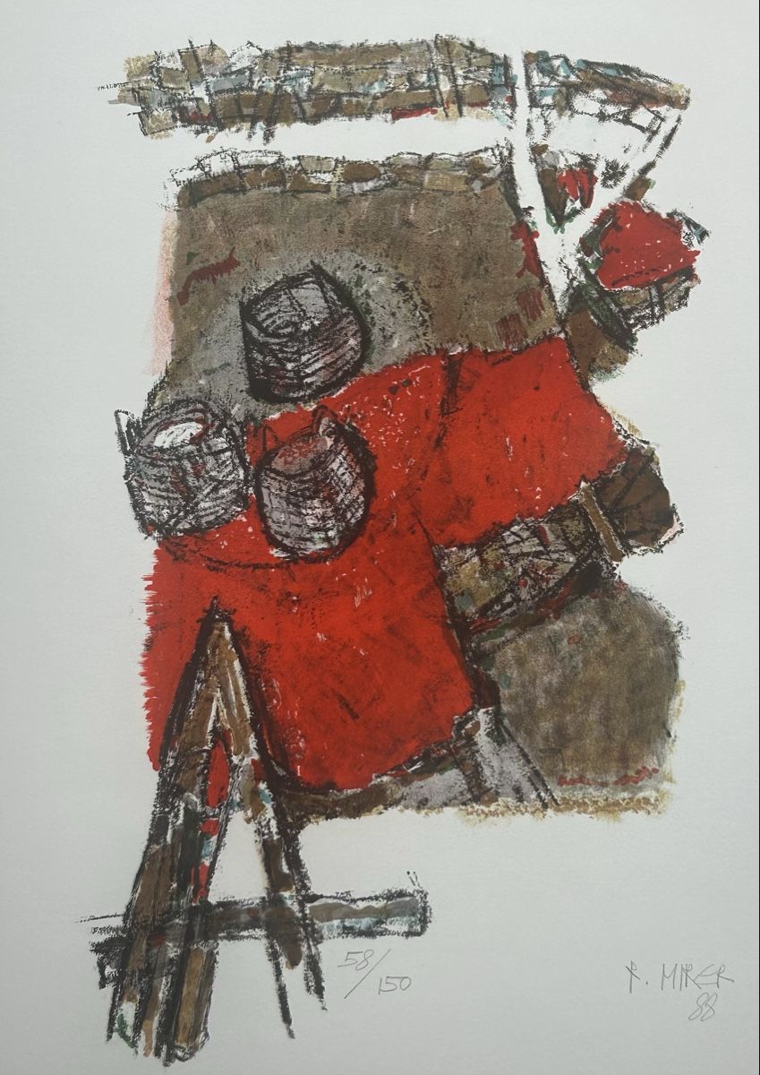 Grafiken & Lithographien: Rudolf Mirer "Äcker und Arbeit" – Gebraucht aus Gruesch von _fun4ever_ 1