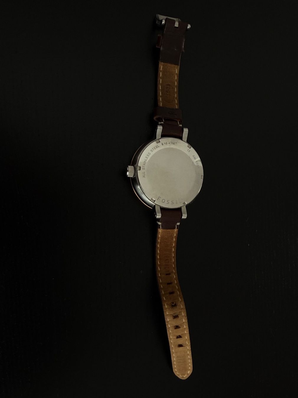 Fossil Orologi: Fossil Damenuhr Lederarmband Braun – Usato da Lüchingen venduto da Daan8 1