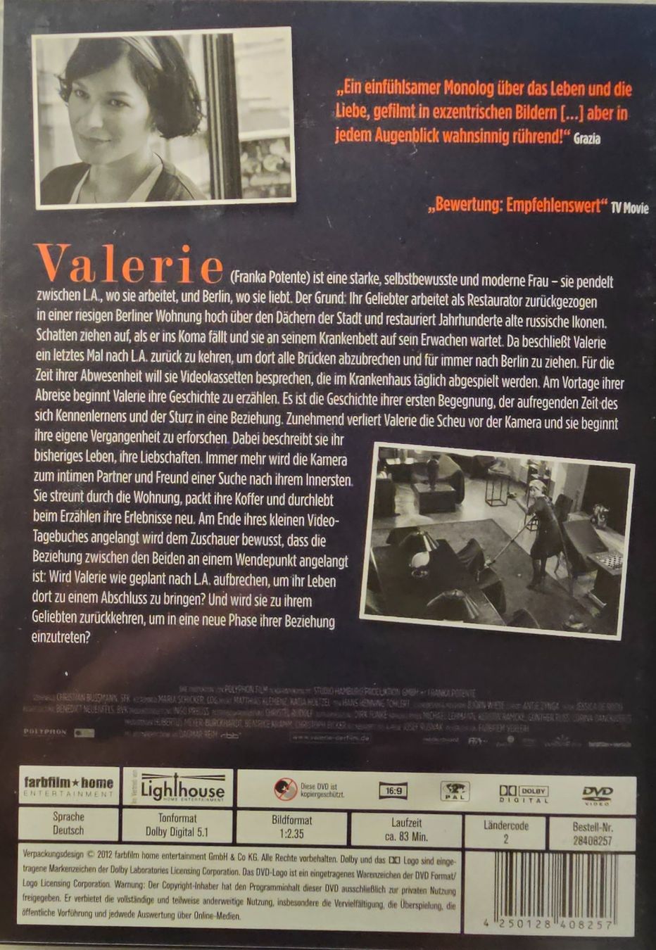 Tutti i DVDs: Valerie – Usato da Wahlen b. Laufen venduto da Cg10 1