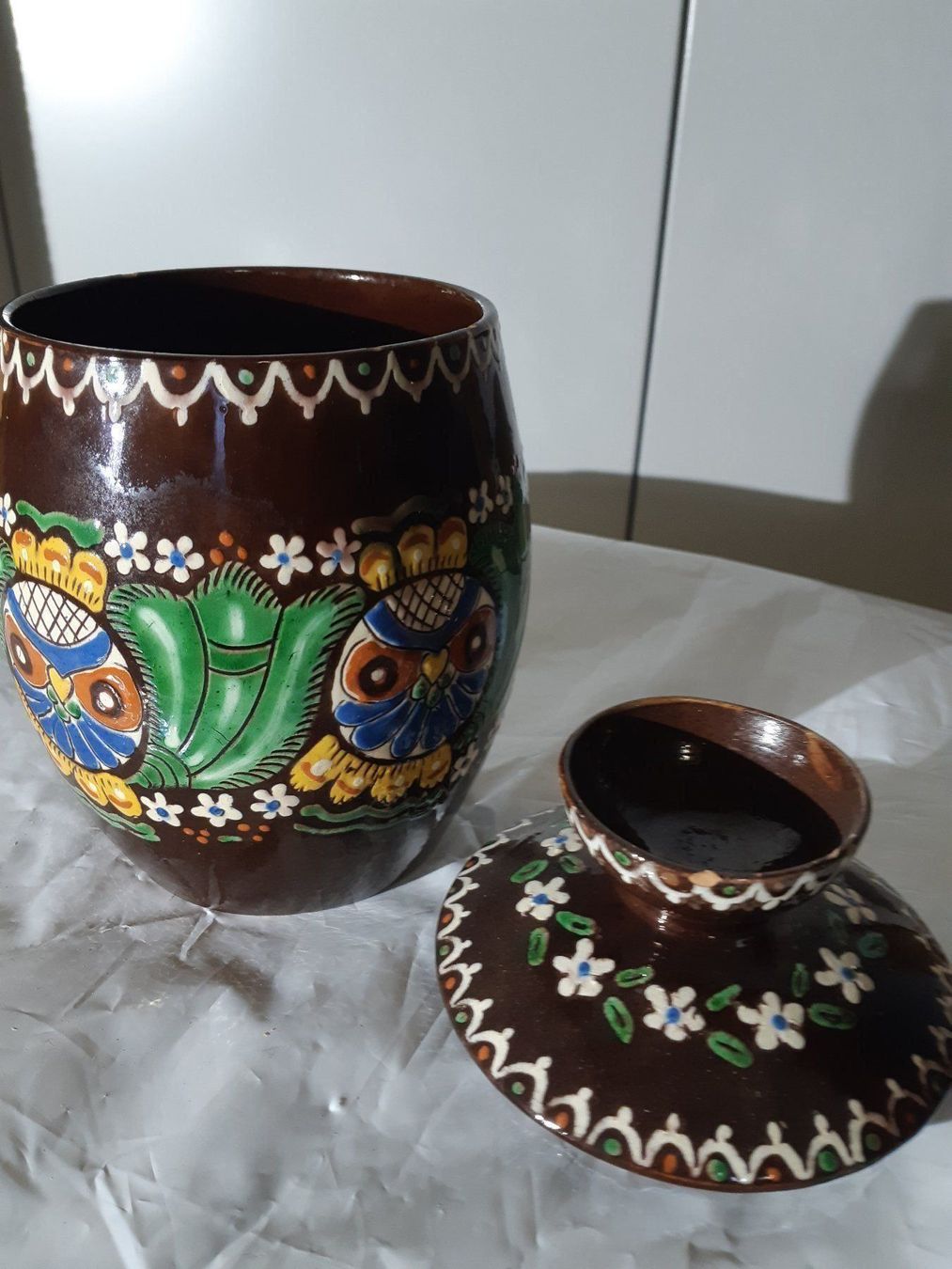 Töpfe: Keramik Vase mit Deckel – Gebraucht aus Grindelwald von carro5 1