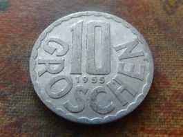 AUTRICHE  10  Groschen  1955