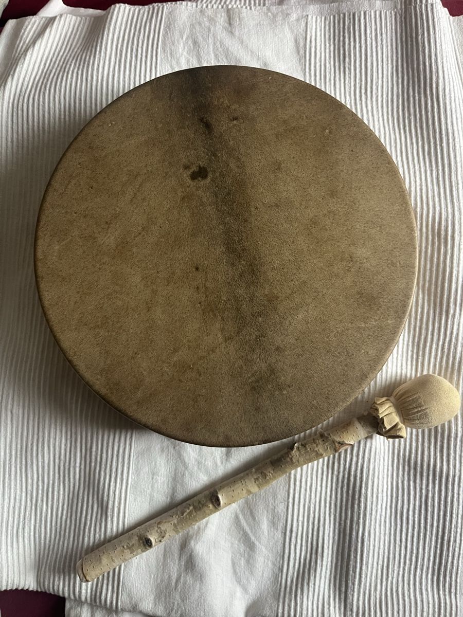 Musikinstrumente: Schamanentrommel Hirschleder – Gebraucht aus Aedermannsdorf von Li_Sch