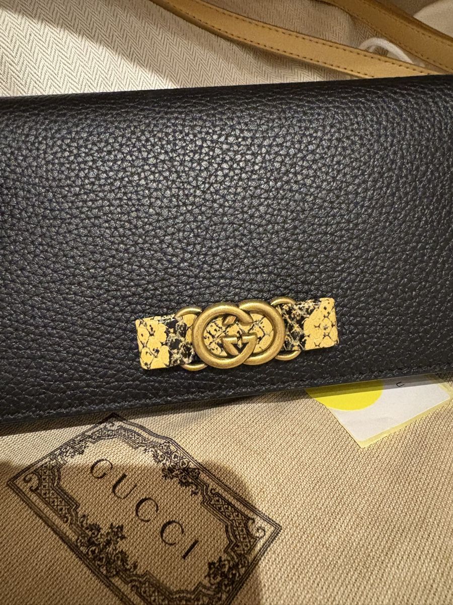 Gucci Borse da donna: Authentic Gucci Wallet on Chain - Black Leather, New! – Nuovo (secondo la descrizione) da Dübendorf venduto da Tony321 7