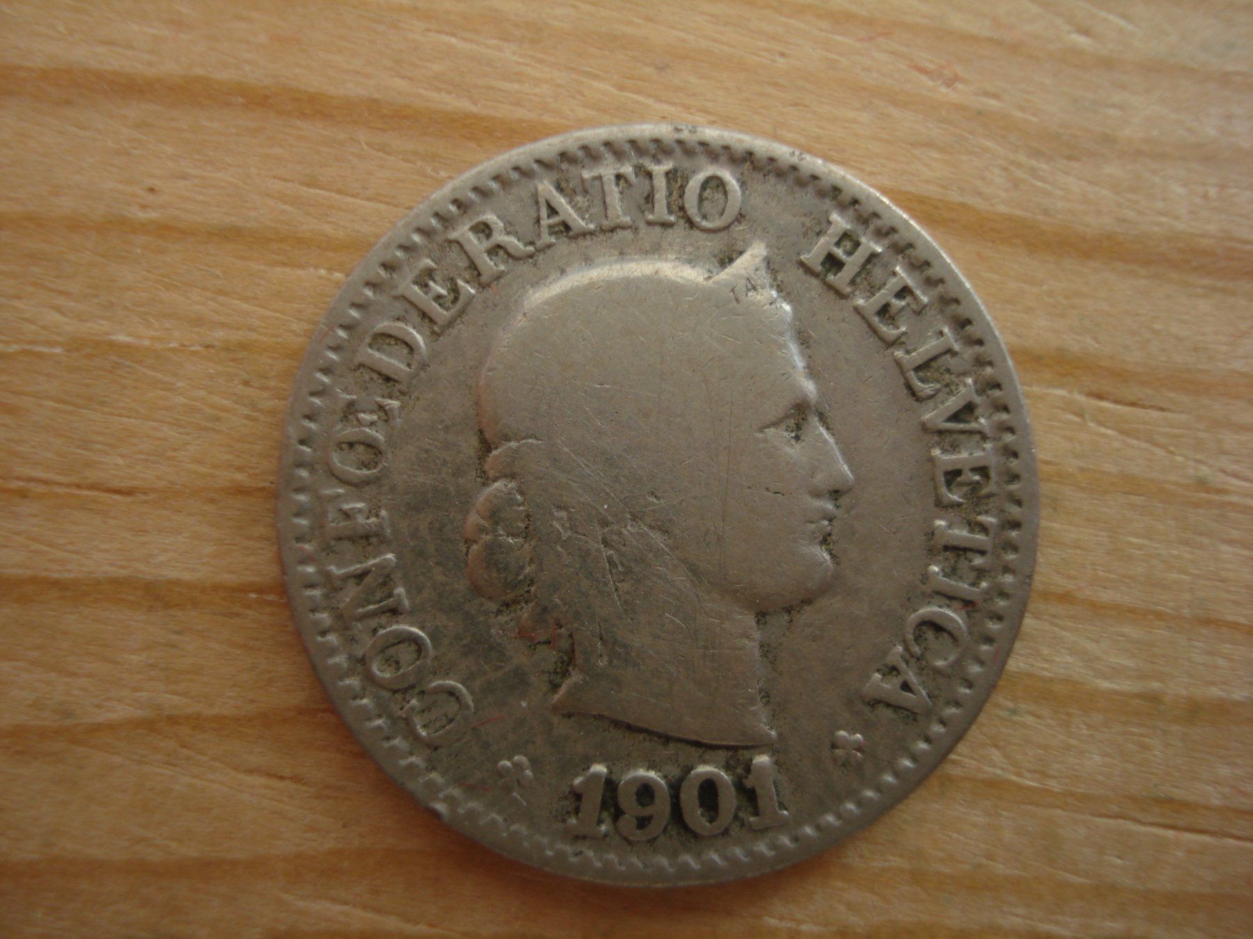 Tutti le monete: (S1) 10 Rappen 1901 – Usato da Erlach venduto da Net-Coins