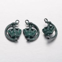 Anhänger Krone drehbar mit Patina
