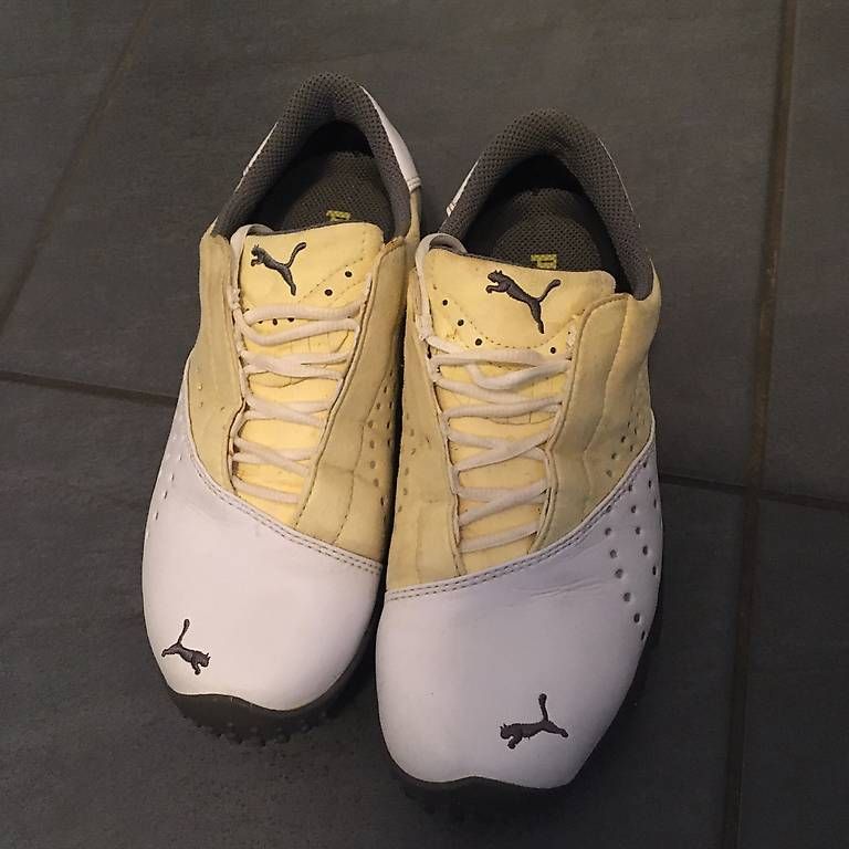 Herrenschuhe: Scarpe da Golf Puma e mazze da Golf – Gebraucht aus Jona von sen_vd8v