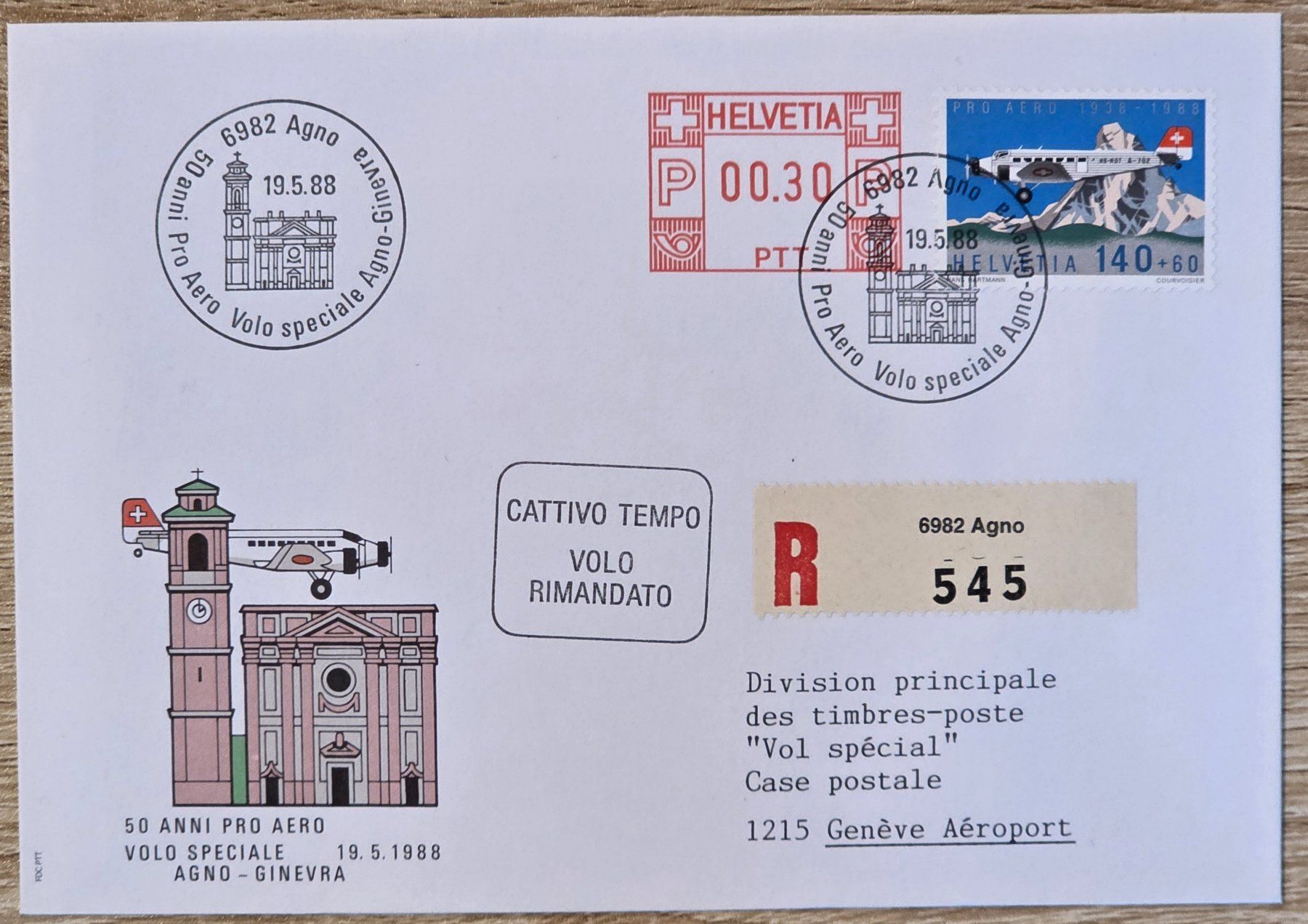 Tous les timbres: Blocco Pro Aero 1988 – Neuf (Voir description) à Rohrbach par lod_m58r 2