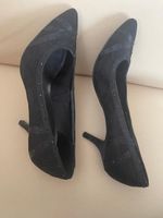 Elegante, schwarze Damenschuhe, Gr. 38, Graceland!