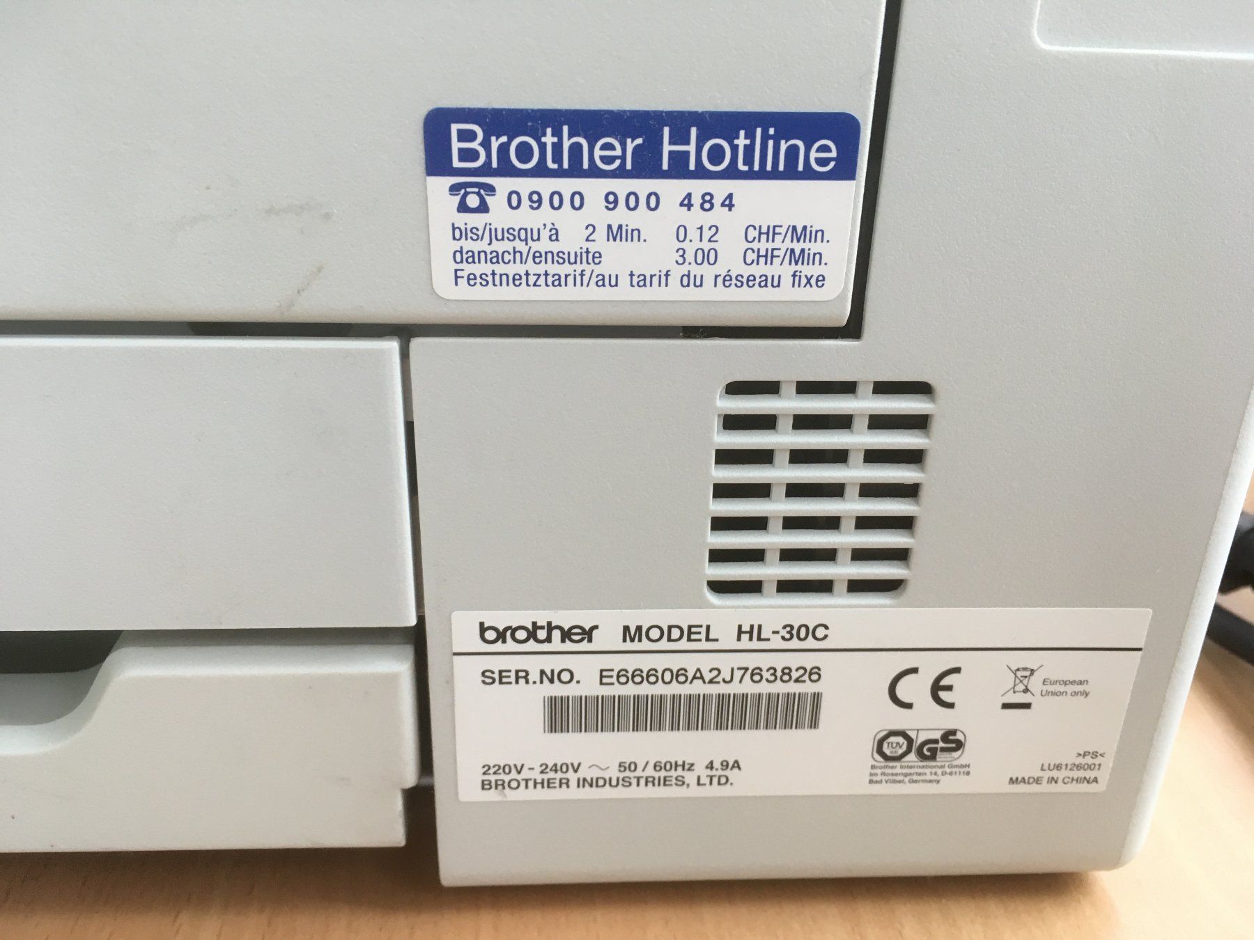 Brother Stampanti: Brother Drucker HL-3040CN – Difettoso da Grenchen venduto da Kogi7 6