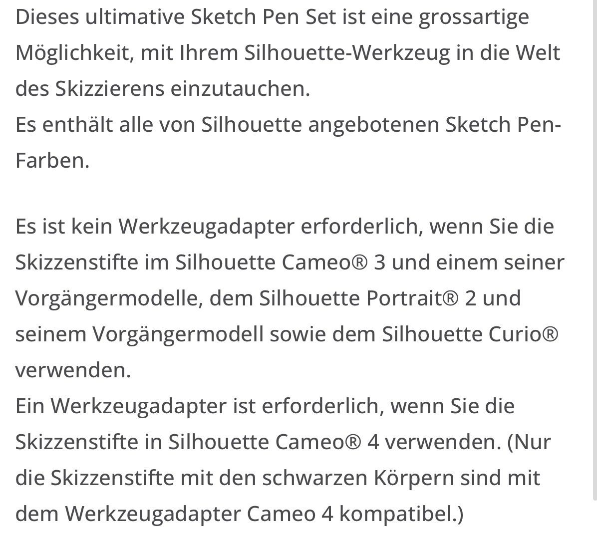 Silhouette Kit bricolage: Silhouette Sketch Pens & Cutting Strip Bundle, NEU – Nuovo e nell'imballaggio originale da Winkel venduto da zucchetti 2