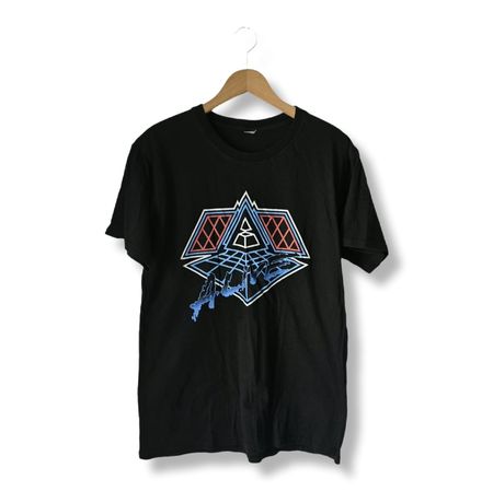 T-shirt noir Daft Punk tournée 2007 American Apparel 