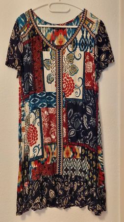 Hübsches Natura Kleid Gr. 46 / XL / XXL, Viscose