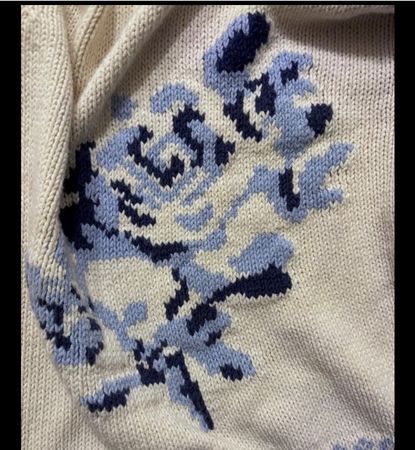 Weekend MaxMara Cardigan, Floral, Size L, Autumn Chic!