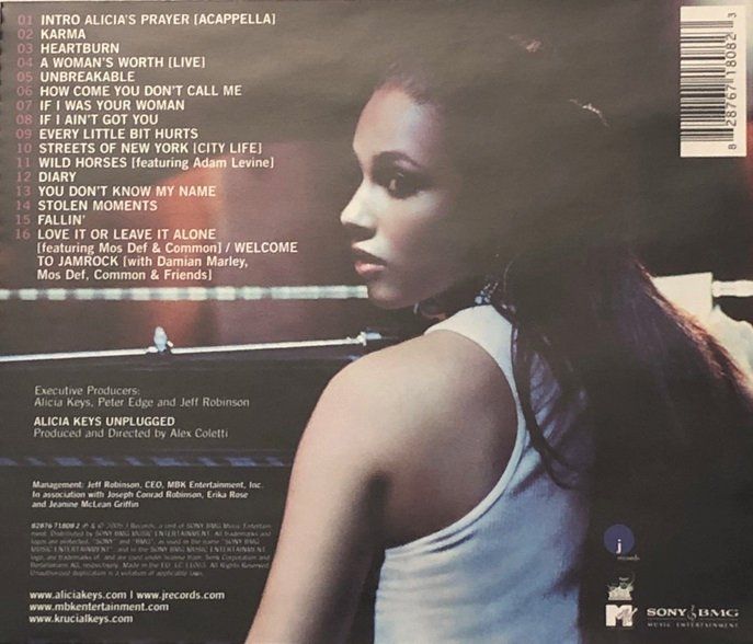 CD: Alicia Keys – Unplugged – Usato da Grüningen venduto da azulverde 1