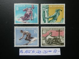 FL 1955 Nr. 278-281 postfrisch **