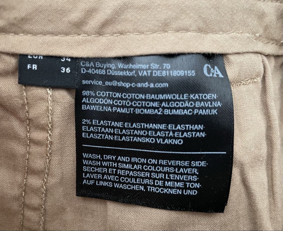 C&A Pantaloni: C&A kurze Hose neu – Nuovo (secondo la descrizione) da Ipsach venduto da takacseni 2