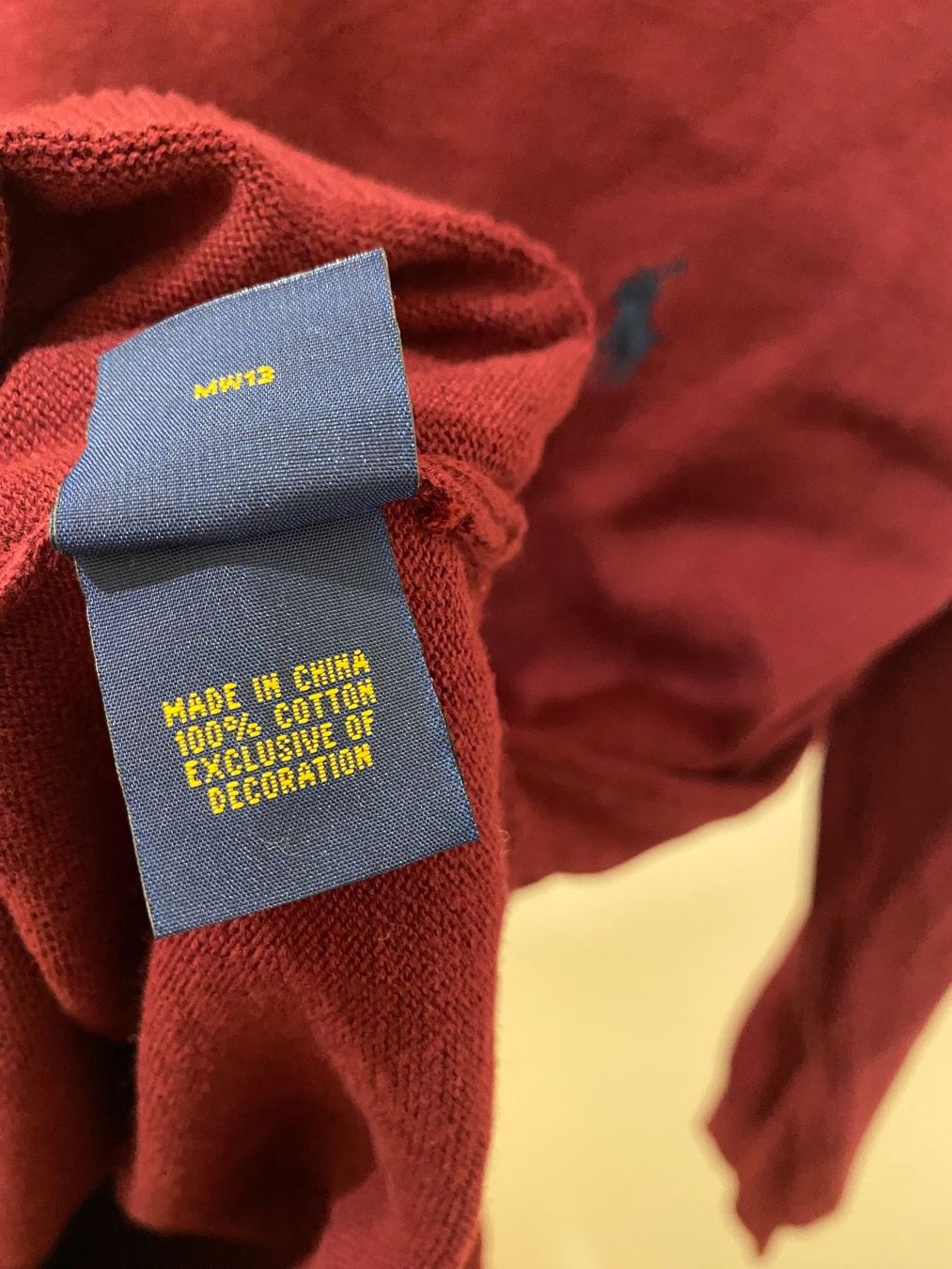 Polo Ralph Lauren Maglioni & Felpe: Ralph Lauren Polo Pullover / Langarm Custom Fit rot Gr. M – Usato da Pratteln venduto da a23_j2gs 7
