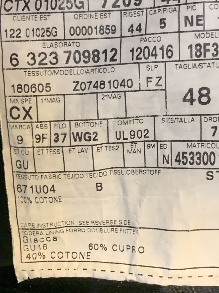 Gucci Giacche: Veste Gucci – Usato da Vernier venduto da Moca78 4