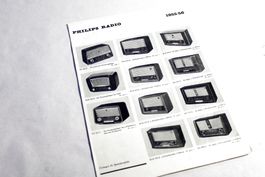 Original Katalog; PHILIPS 1955/1956 Radio, Phono u.a.