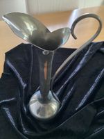 Peltro Vase Zinn silberfarben 29 cm guter Zustand Italien