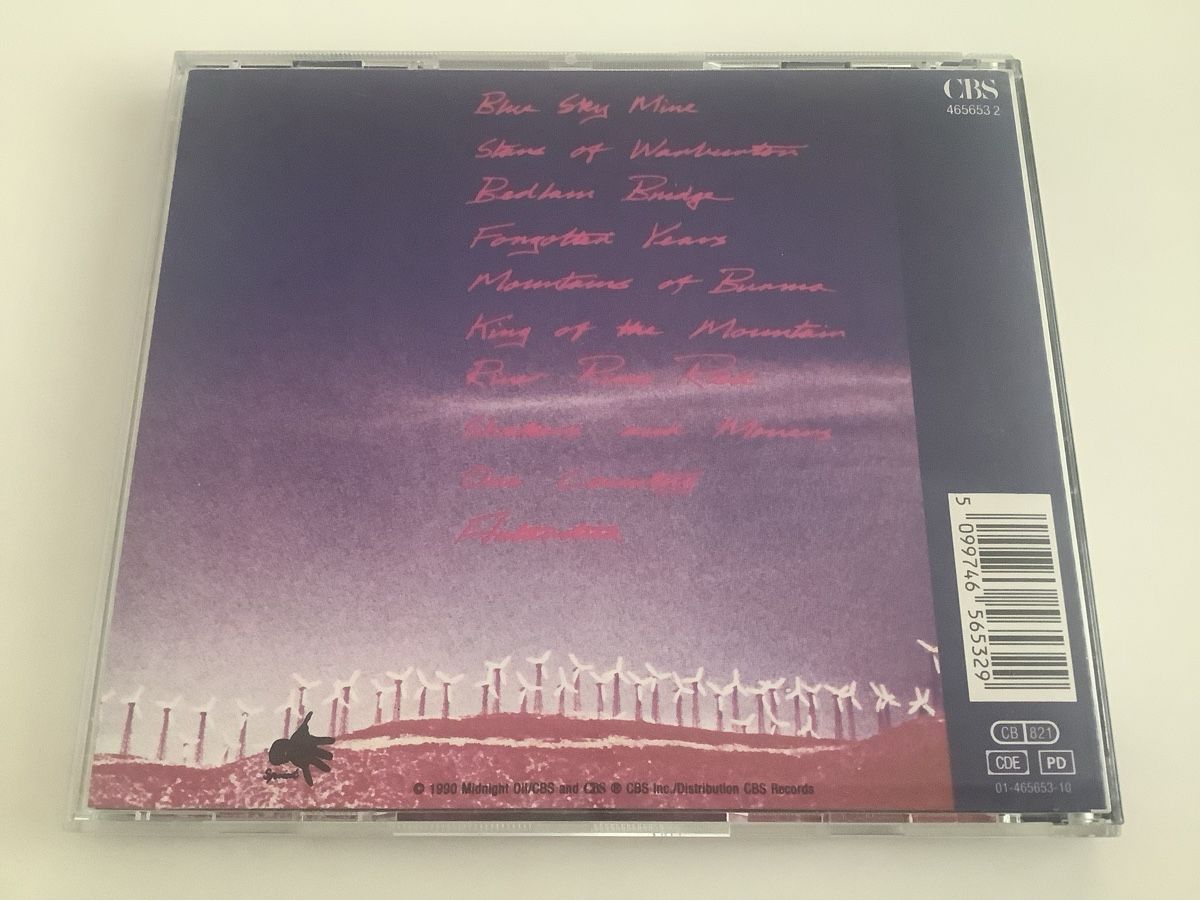 CD: Midnight Oil / Blue Sky Mining / 1990 – Usato da Dübendorf venduto da Shreck 1