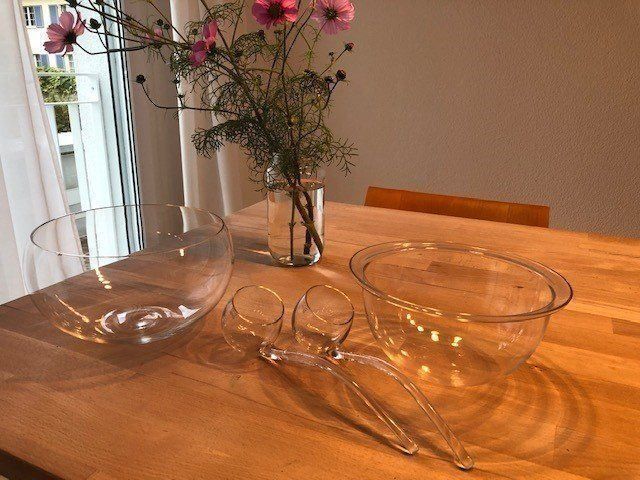 Geschirrsets: Arabia Bowle-Set 4-teilig aus Glas – Gebraucht aus Egg b. Zürich von MEGA-SALE 2
