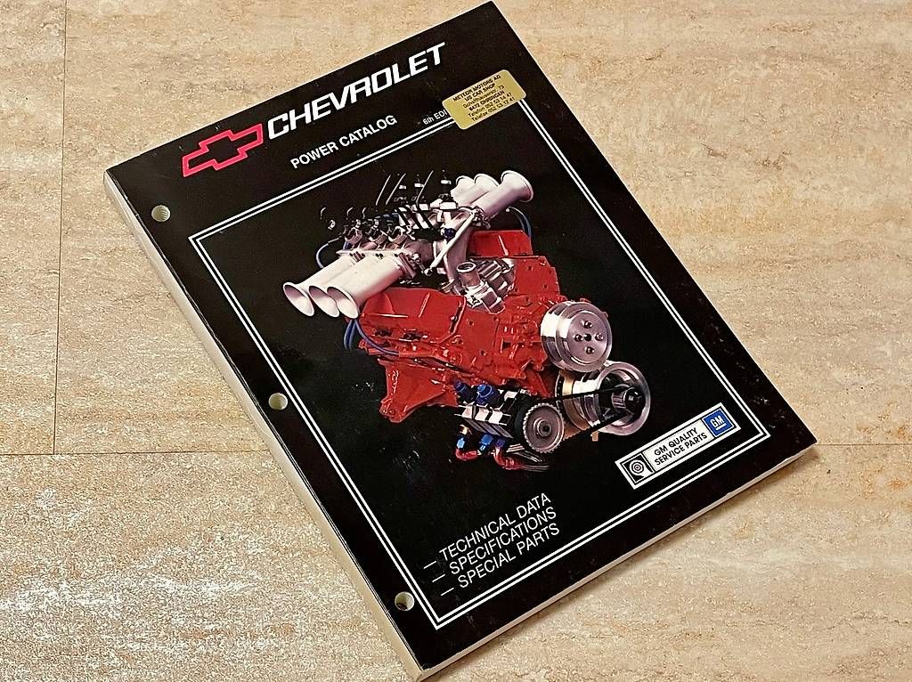 Moteurs: Chevrolet Power Catalog Tech Data Specs SmallBlock BigBlock – D'occasion à Turbenthal par Retoo