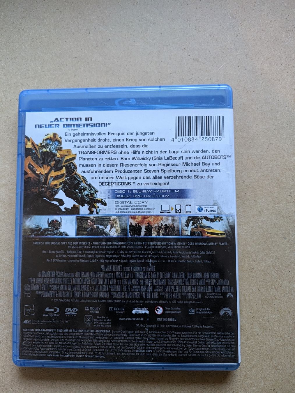 Tutti i DVDs: Blu-ray Film Transformers 3  – Usato da Chur venduto da FreakofRarity 1