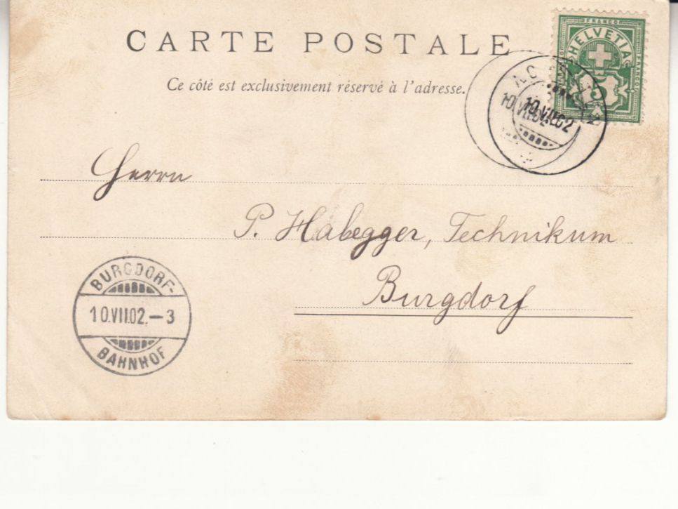 Ansichtskarten: Motivkarte Bergführer 1902 – Gebraucht aus Bürglen TG von StampGraf 1