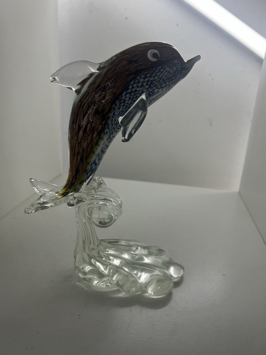 Sculture & Statue: Delfin Skulptur aus Glas – Usato da Wettingen venduto da NickInc 3
