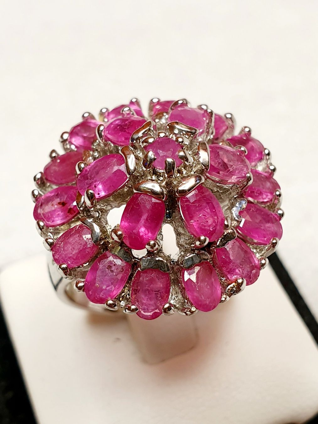 Bagues: Rubin Ring, Silber 925, neu ! – Neuf avec emballage d'origine à Zürich par adriben 4