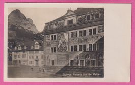 Schwyz Rathaus und die Mythen
