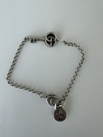 Armband Gucci 925er Silber Schlüssel Double G Neu