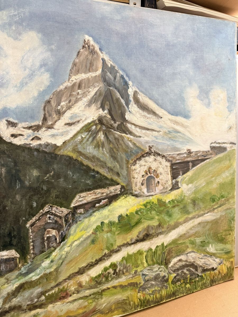 Gemälde: Matterhorn Gemälde – Gebraucht aus Solothurn von NUVICO 3