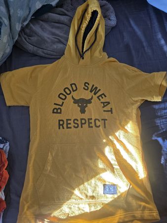 Sweat à capuche Under Armour jaune taille M