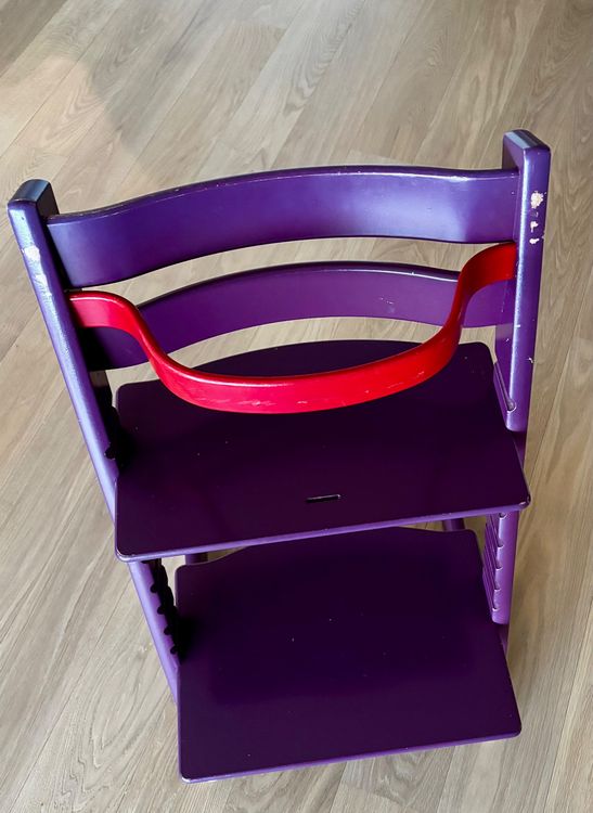 Stokke Tripp Trapp violet (rouge) (Gebraucht) in Pully für CHF 40 – mit ...
