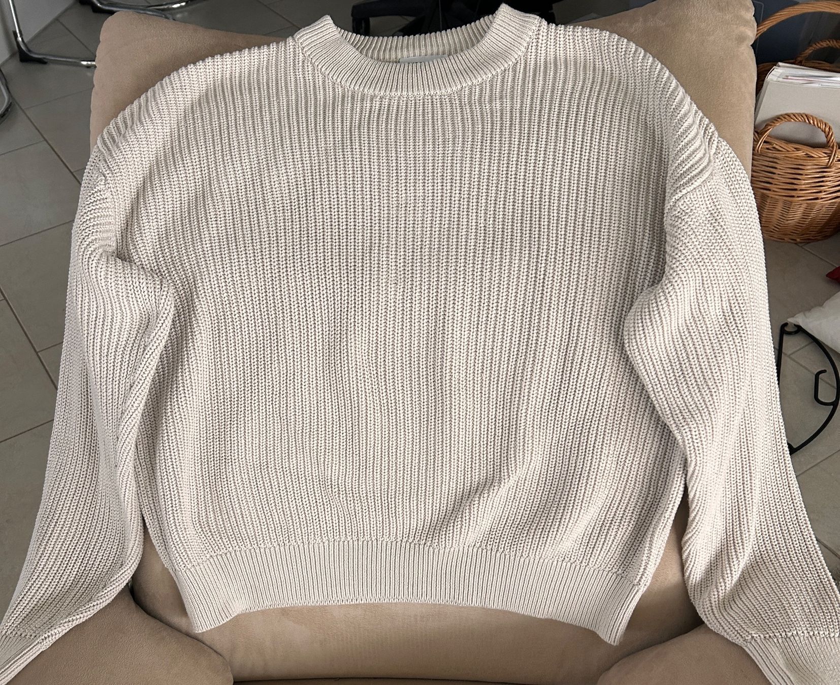 Weekday Maglioni & Felpe: WEEKDAY Strickpullover, Beige, Gr. L, Top Zustand! – Usato da Freienbach venduto da mar_rvc6
