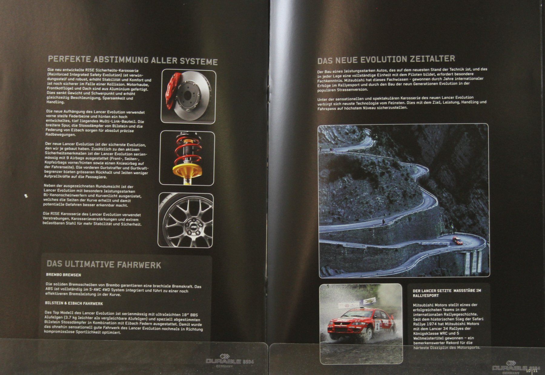 Mitsubishi Dokumente: PROSPEKT | MITSUBISHI LANCER EVOLUTION - X | AB 02.2008 – Gebraucht aus Unterägeri von GIGOLOLIT 4