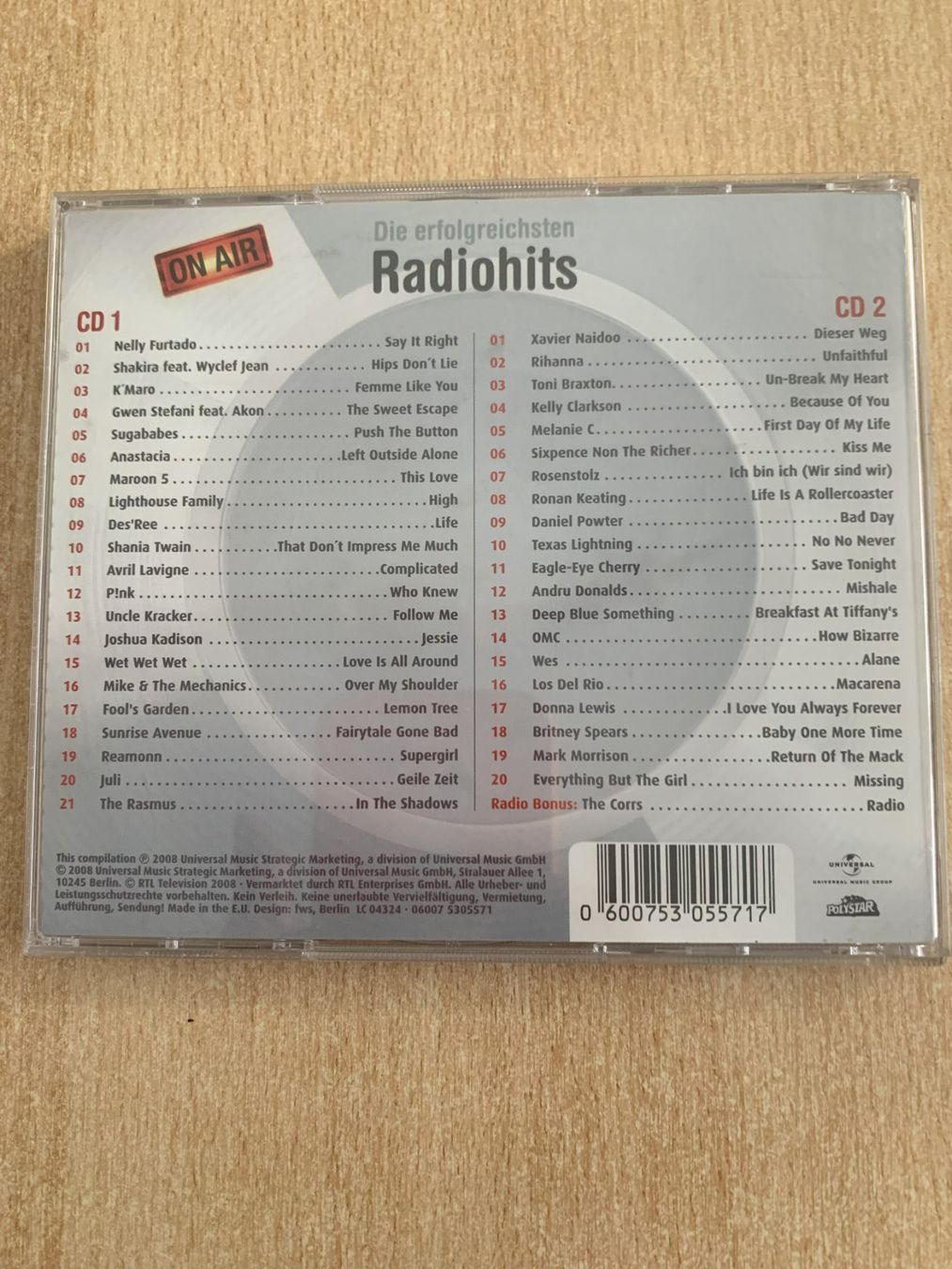 CD: Die Ultimative ChartShow Radiohits (Doppel-CD) – Usato da Reinach BL venduto da con_ync2 1