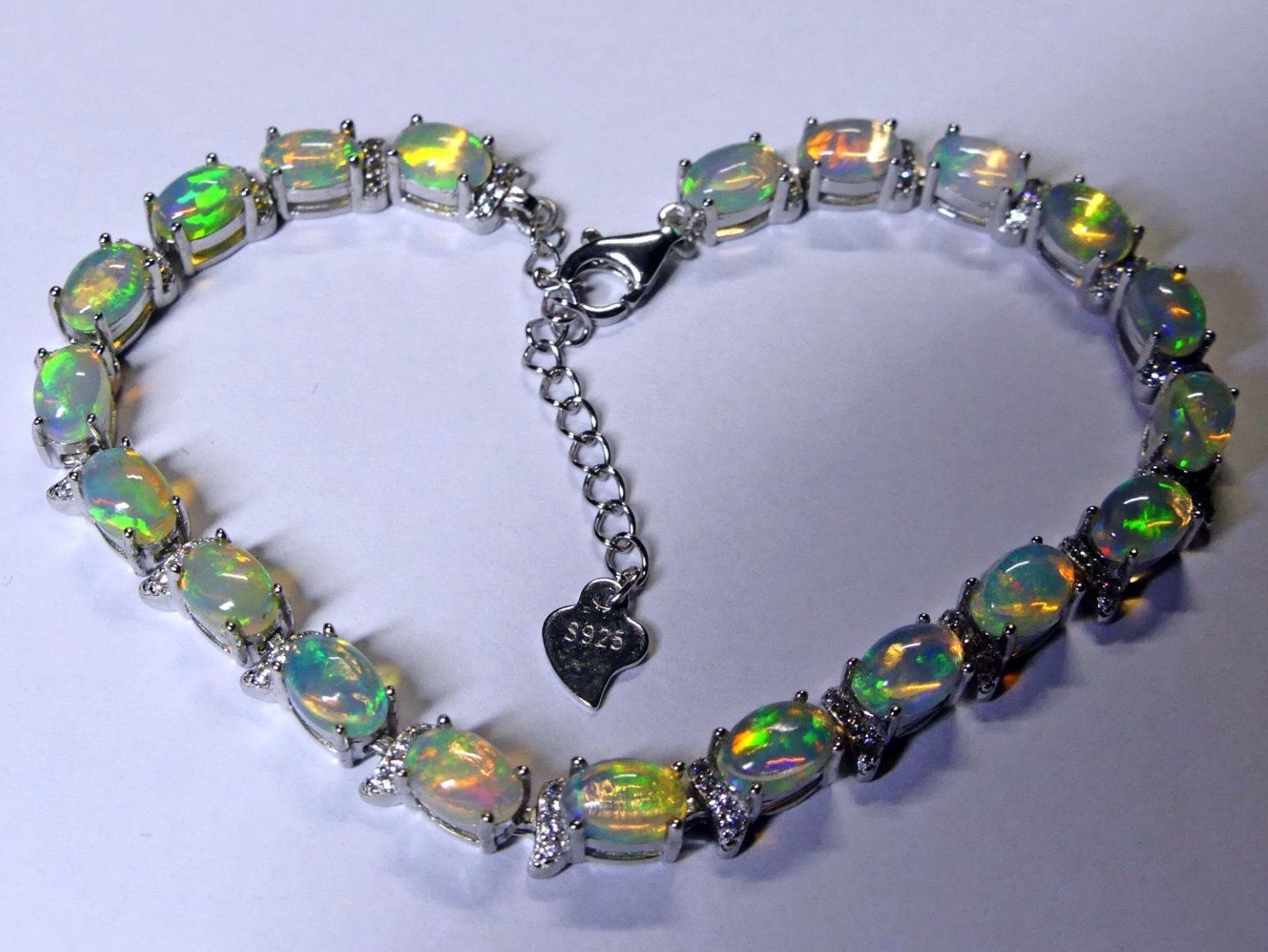 Armbänder & -reifen: Armband Silber 925 mit Kristall Opalen – Neu und originalverpackt aus Matten b. Interlaken von kero71 3