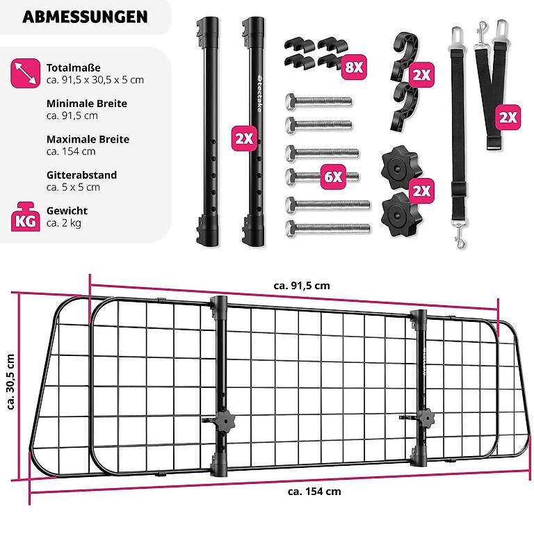 Gabbie, trasporto & Sicurezza: Auto Hundeschutzgitter – Usato da Abtwil SG venduto da latschii_89