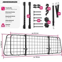 Auto Hundeschutzgitter